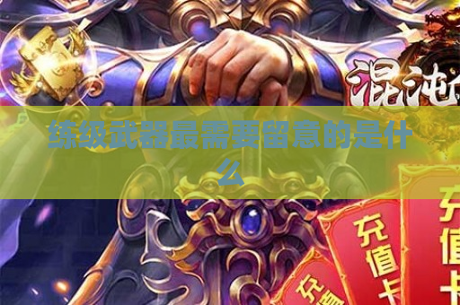 练级武器最需要留意的是什么