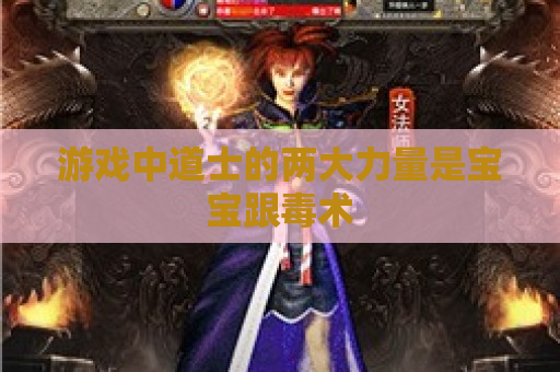 游戏中道士的两大力量是宝宝跟毒术