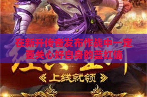 在新开传奇发布作战中一定要关心好自身的蓝红值