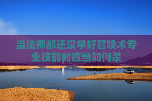 当法师都还没学好召唤术专业技能时应当如何杀