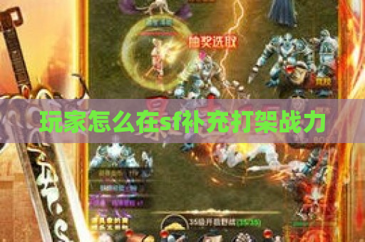 玩家怎么在sf补充打架战力