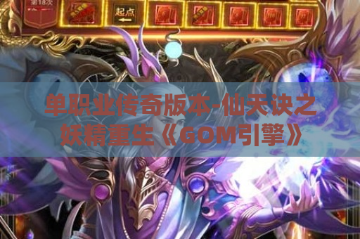 单职业传奇版本-仙天诀之妖精重生《GOM引擎》